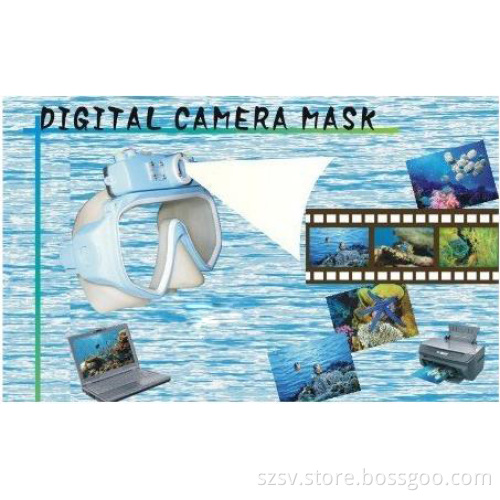 Diving Mask DVR camera with high clear video
